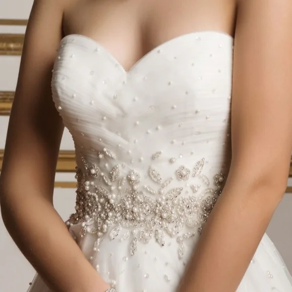 JUSTIN ALEXANDER WEDDING DRESS - Picture 2 of 4